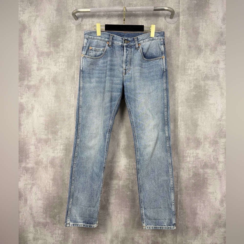 ❌sold❌🚩steal authentic Gucci Light Blue Slim Men's Jeans